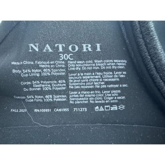 Natori Luminous Demi Contour Underwire Bar Women's Size 30C - Picture 13 of 16